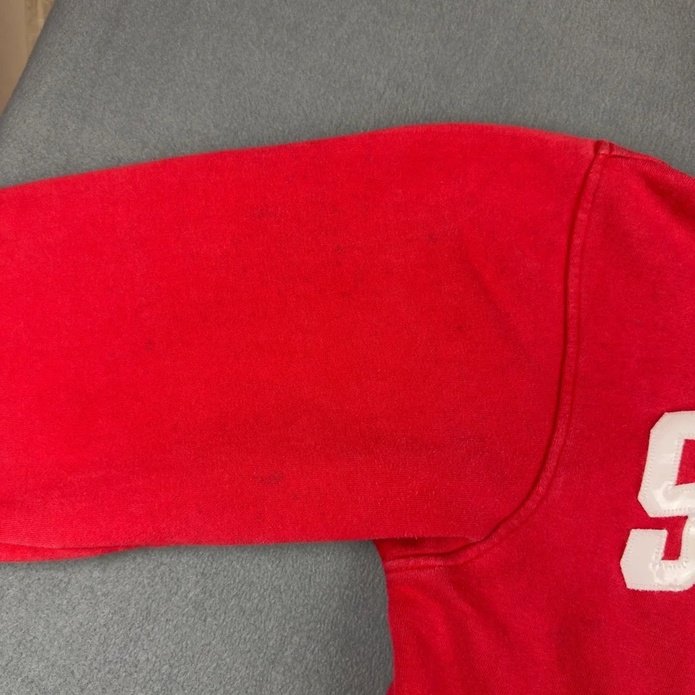 Southpole Classic Red Full Zip Hoodie Mens Large Y2K Streetwear Graphic Logo